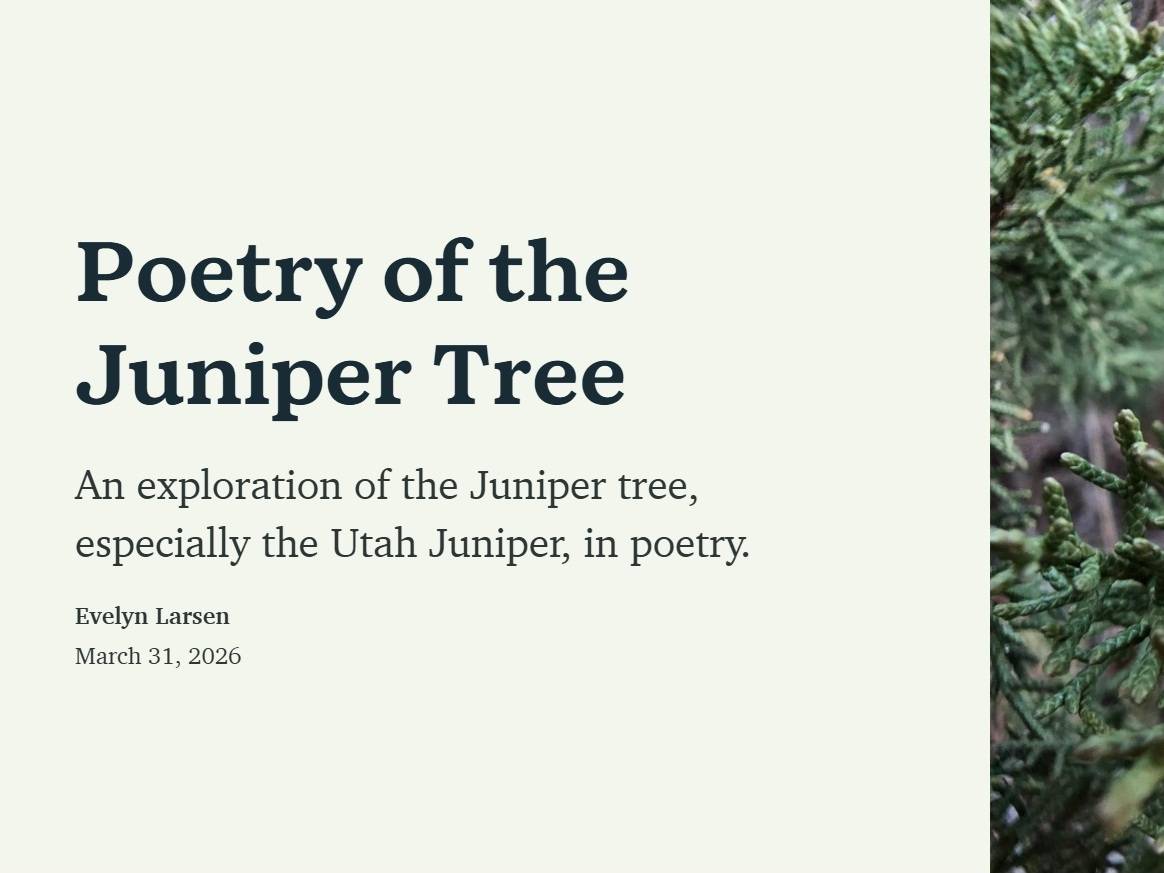 Plants, Place, and Digital Storytelling in Introduction to Poetry