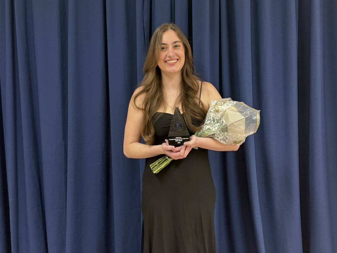 Ella Stott Wins the David and Terry Peak Prize for Undergraduate Researcher of the Year