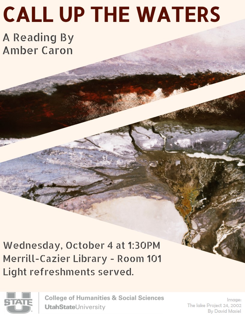 Amber Caron Call Up the Waters Reading Flyer