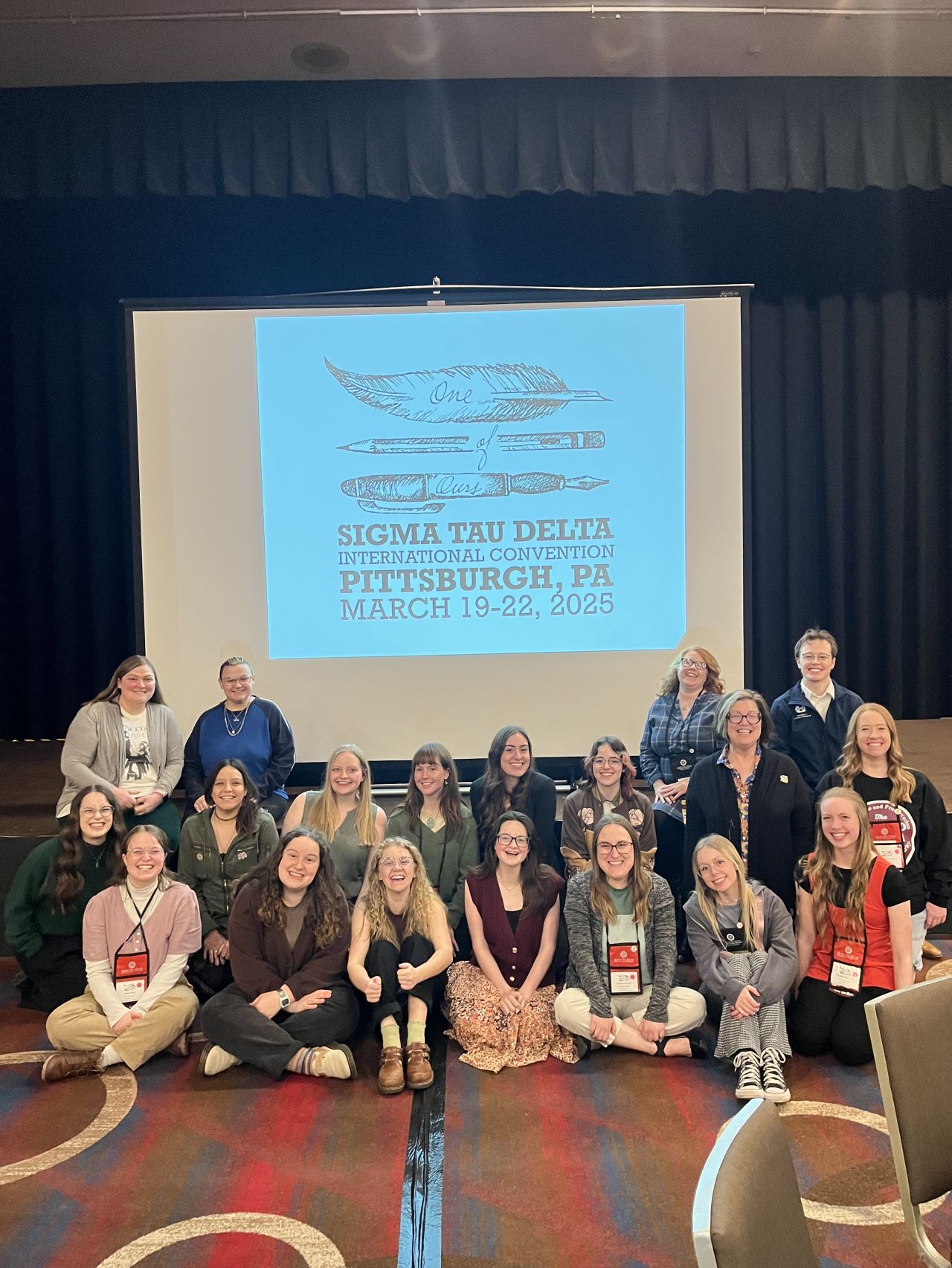 Seventeen USU undergraduate students presented at the annual Sigma Tau Delta English Honors Society Convention.