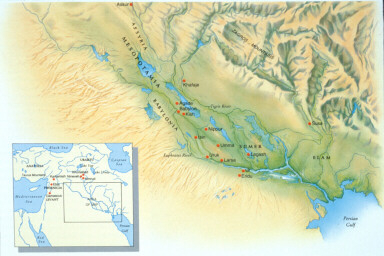 Map of Mesopotamia 