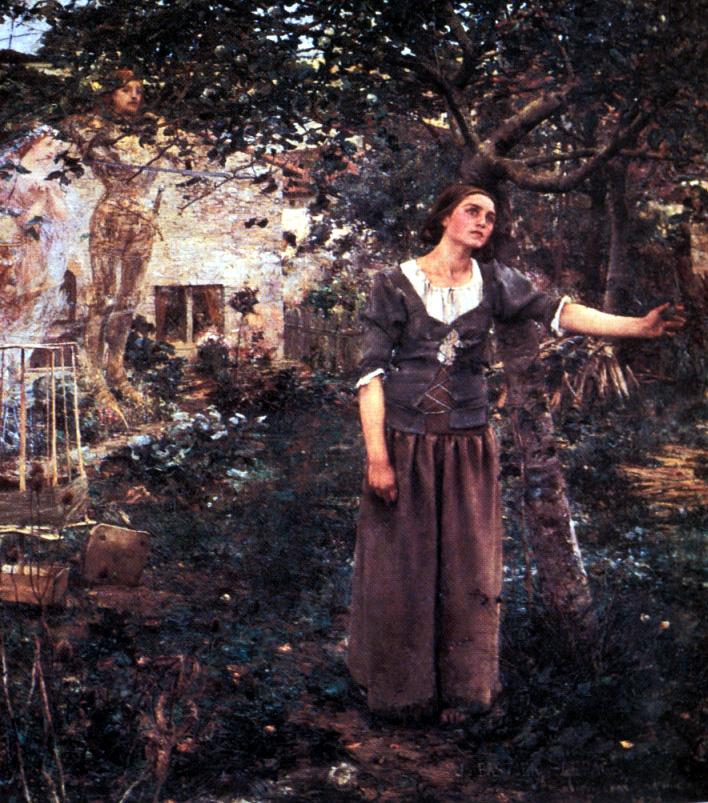 Joan having a vision