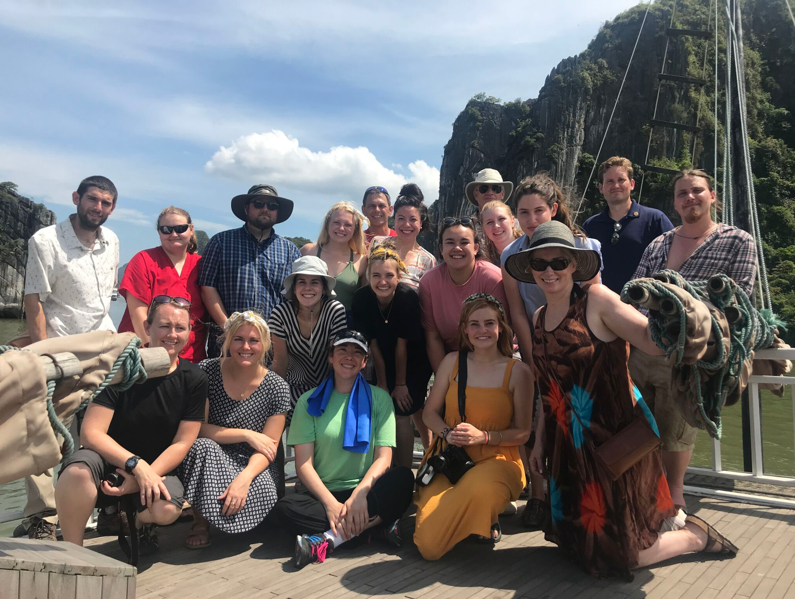 Group of students in vietnam