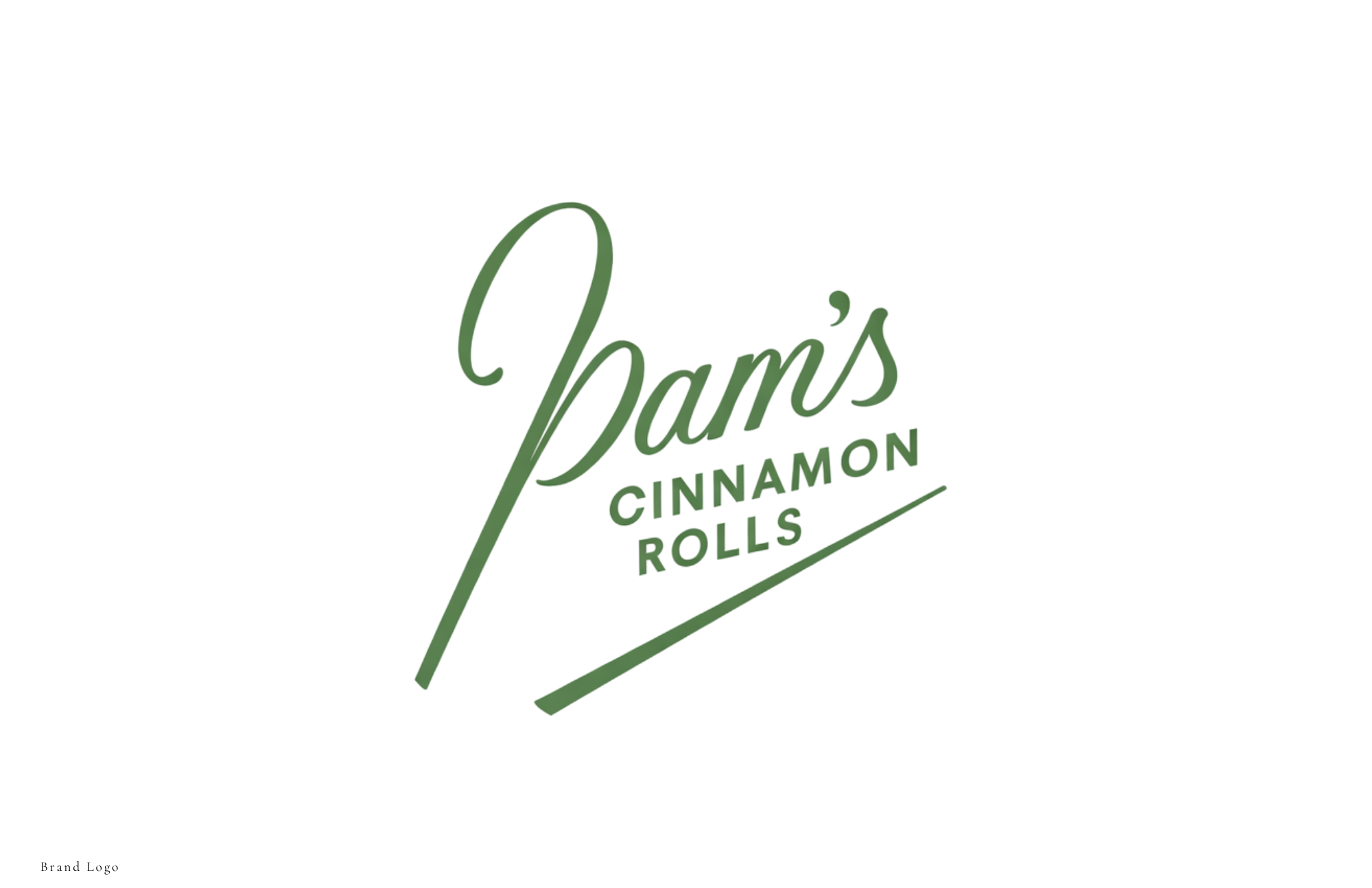 Brand logo for Pam’s Cinnamon Rolls