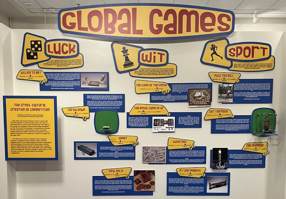 A poster presentation labeled Global Games.