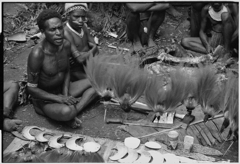 New Guinean wares for sale.