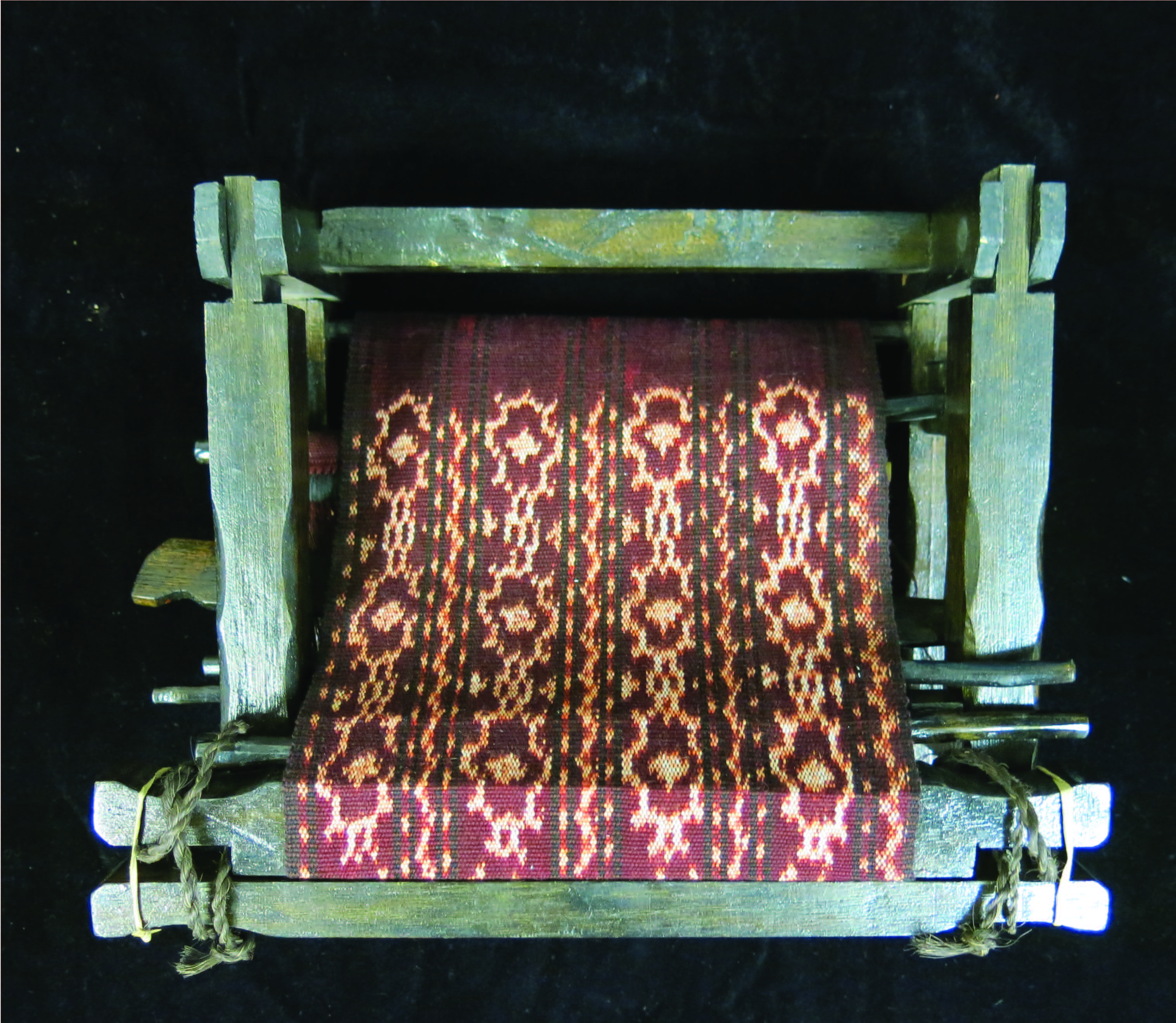A designed fabric in production.