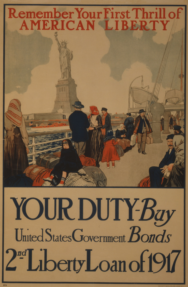 An ad for the 2nd Liberty Loan of 1917.