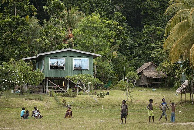 Solomon Island schoolhouse